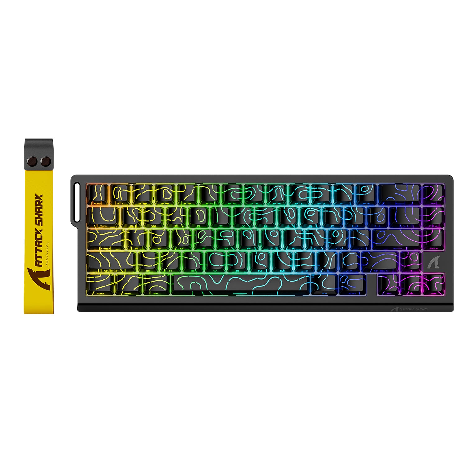 ATTACK SHARK X68 HE キーボード 本体 X68 HE 8KHz Rapid Trigger Keyboard | 0.01mm RT Accuracy